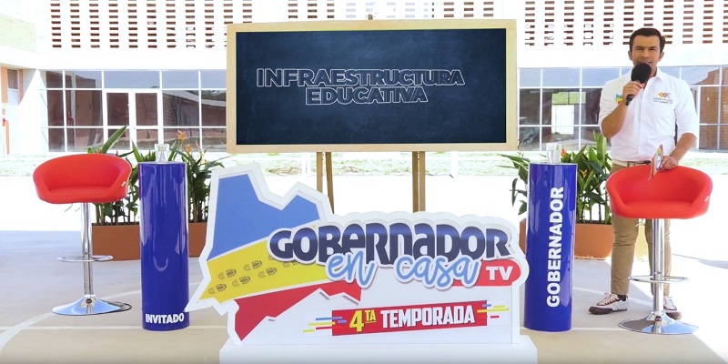 Gobernador en Casa TV aborda este domingo el legado de la infraestructura educativa