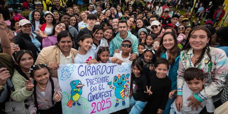 Niñas, niños y adolescentes fueron protagonistas en la Rendición de Cuentas del Cundinamarca Fest 2025

