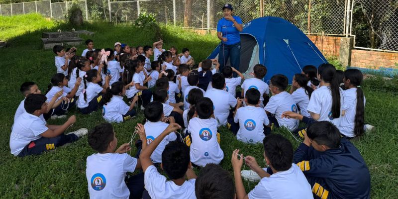 Más de 6.000 niñas y niños del departamento se han beneficiado con el programa Unidad de Exploradores


