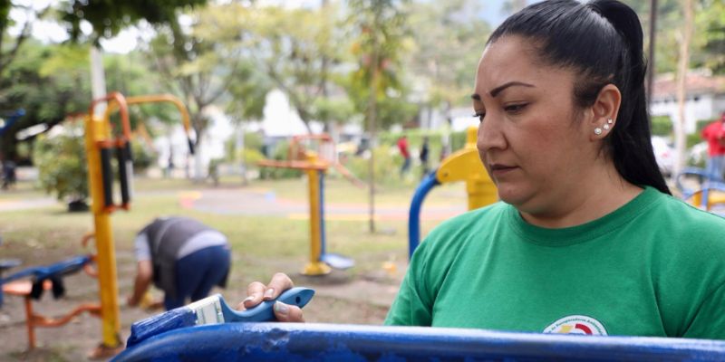 Personas privadas de la libertad participaron en jornada de embellecimiento en Villeta

