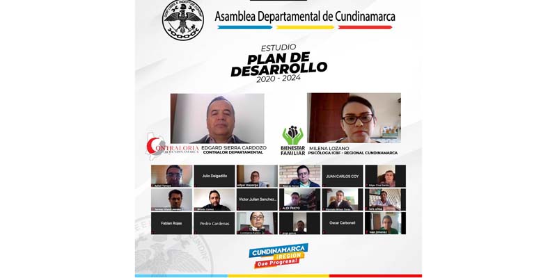 ICBF  y Contraloría de Cundinamarca analizaron Plan de desarrollo departamental



