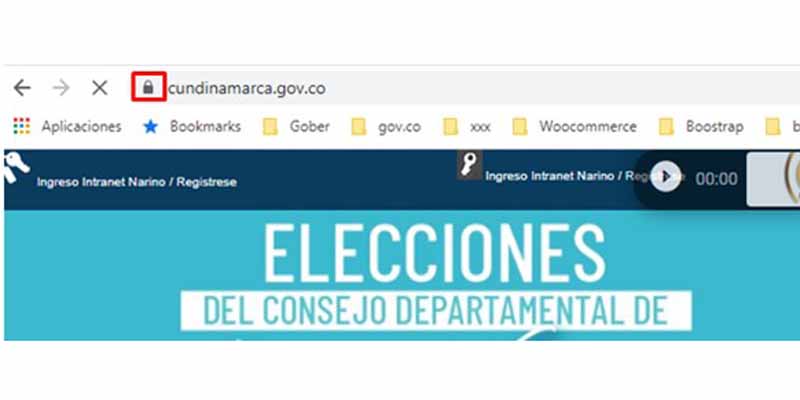 Visitar el portal web de la Gobernación de Cundinamarca es 100% seguro










