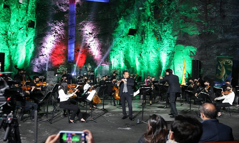 Filarmónica Juvenil de Bogotá celebró en Zipaquirá los 208 años de Cundinamarca
