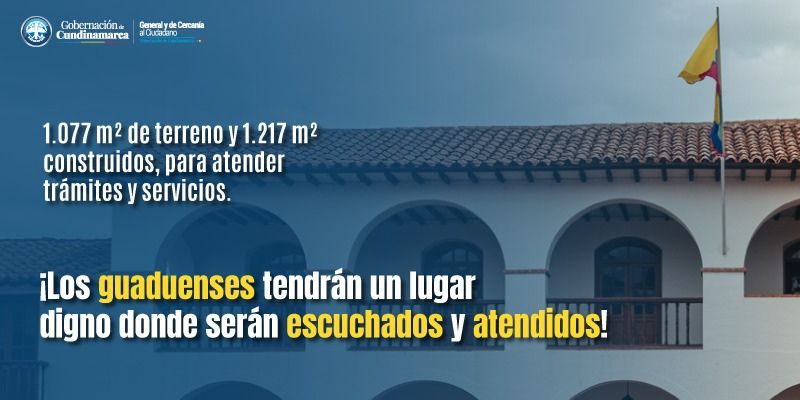Gobernación invertirá $3.050 millones en nueva sede administrativa para Guaduas