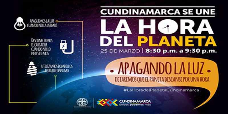 Cundinamarca se une al apagón mundial de la campaña la “Hora del Planeta”














