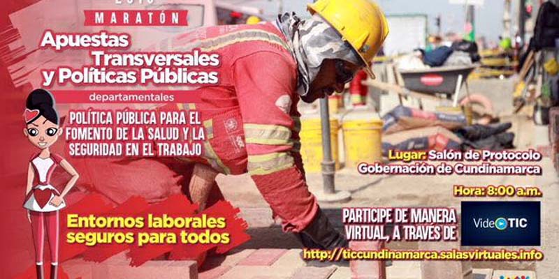 Cundinamarca trabaja en la disminución de sus índices de accidentalidad laboral
































